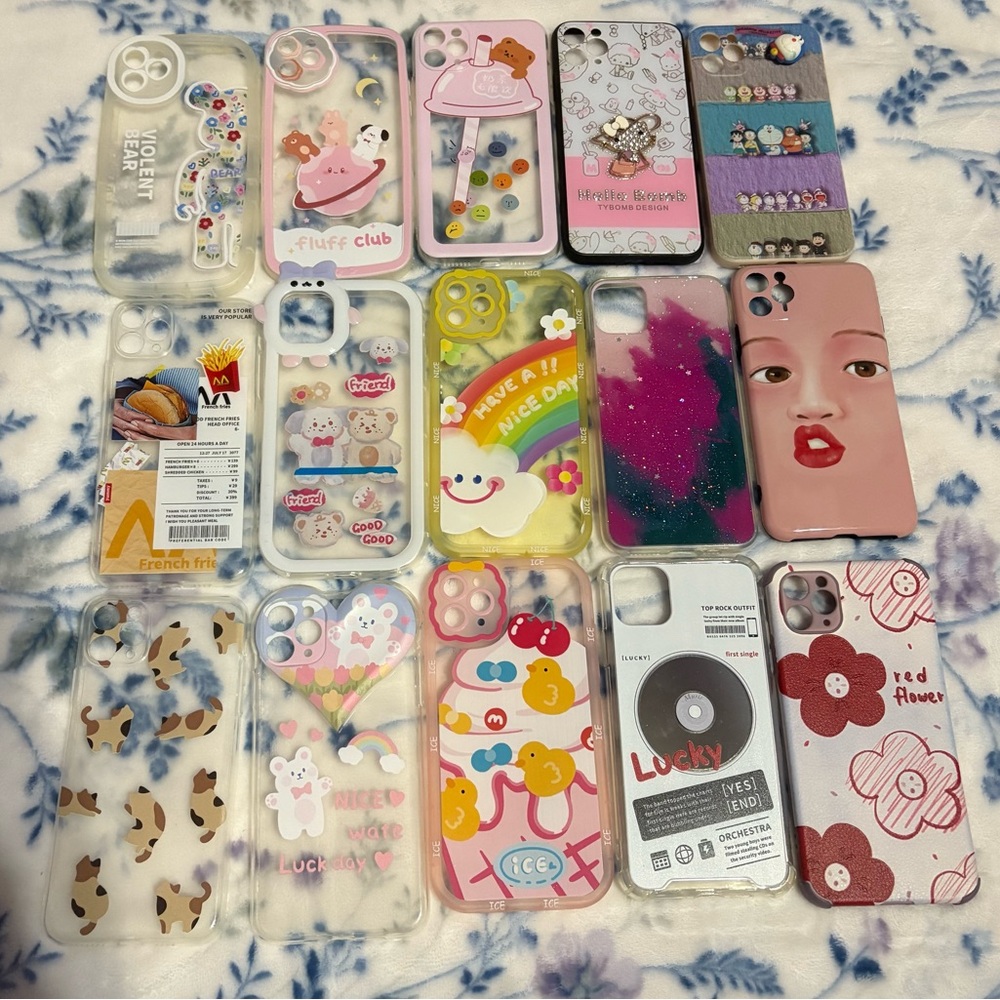 15 Phone Case Lot for the iPhone 11 Pro Max